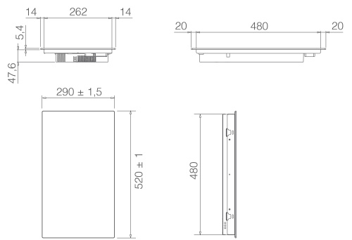 Индукционная варочная панель ELICA RATIO CONNEX 302 PLUS BL