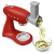 Планетарный миксер SMEG SMF05RDEU Планетарный миксер SMEG SMF05RDEU