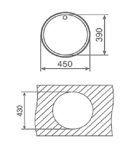 Мойка TEKA BASICO D450 1B MATT
