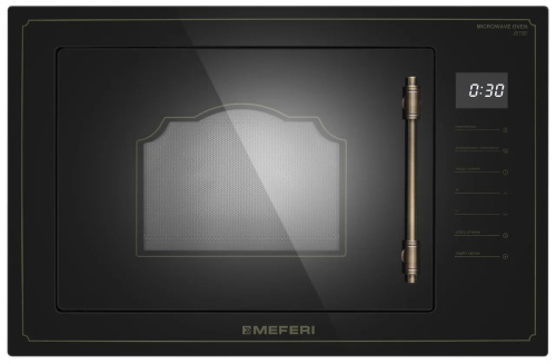 Встраиваемая микроволновая печь MEFERI MMO6025BK RETRO
