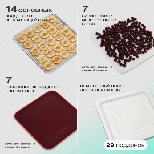 Дегидратор MEYVEL MDH14-2S (Black)