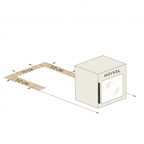 Винный шкаф MEYVEL MV06-TWF1-NEXT