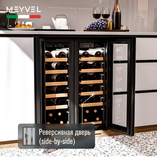 Винный шкаф MEYVEL MV19NH-KWT1