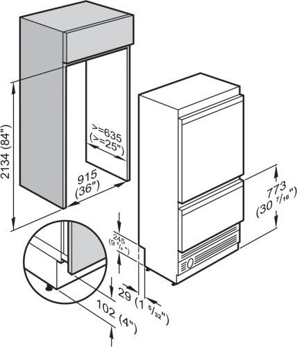 Холодильная камера MIELE K1901 Vi