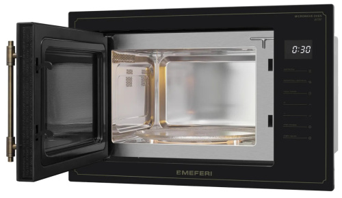 Встраиваемая микроволновая печь MEFERI MMO6025BK RETRO